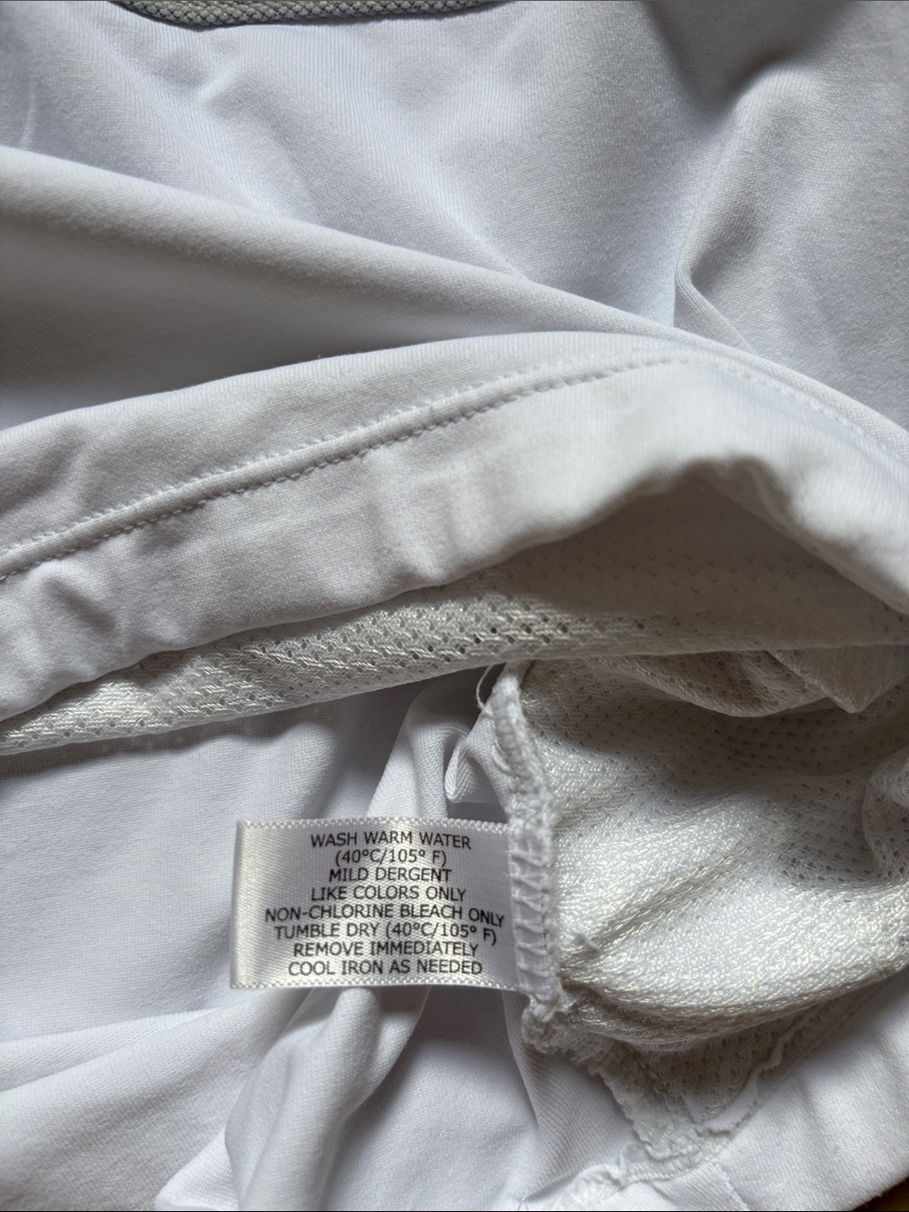 Coolibar UPF 50+ Womens White/Gray Track Suit Jacket 1/4 Zip w/ Pockets XXL tag - Picture 8 of 10